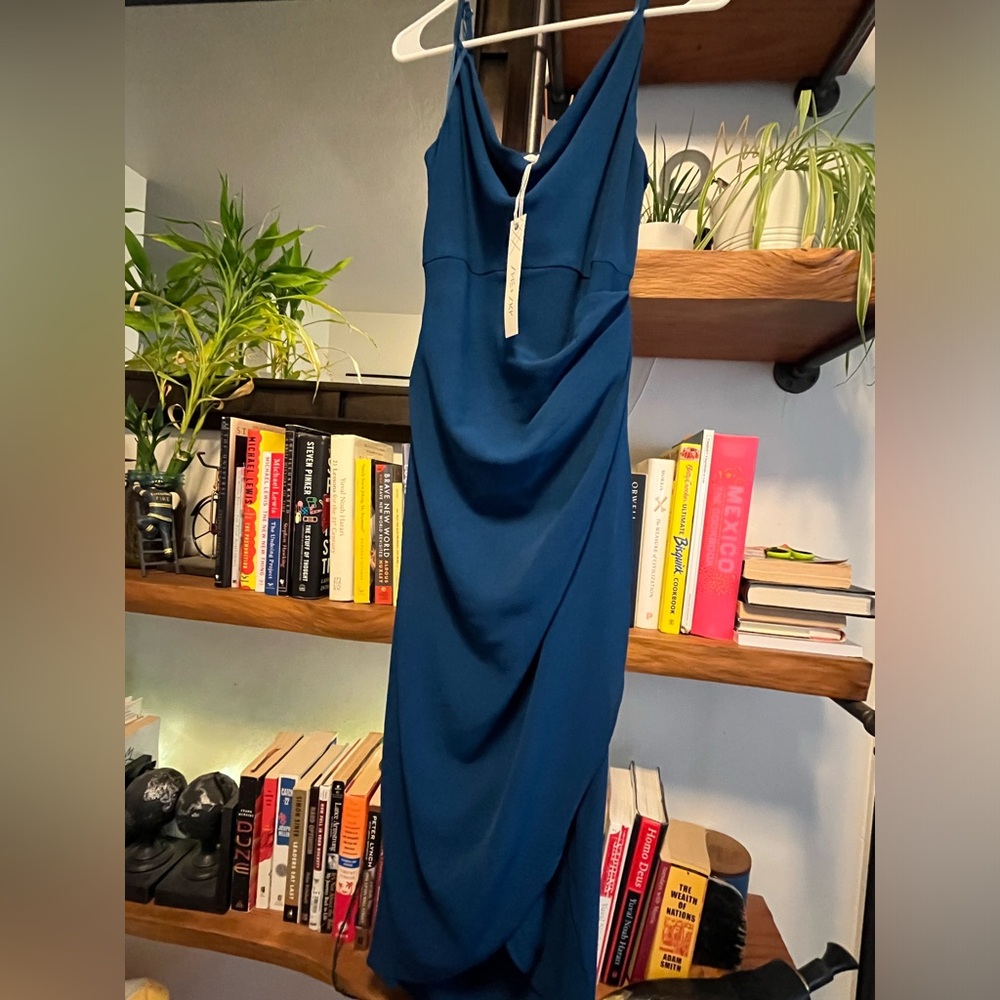 She + Sky blue dress